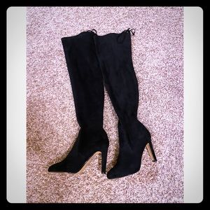 Black Over the Knee Boot